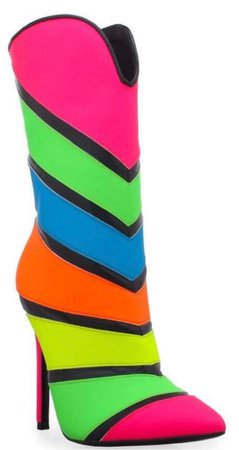neon boots