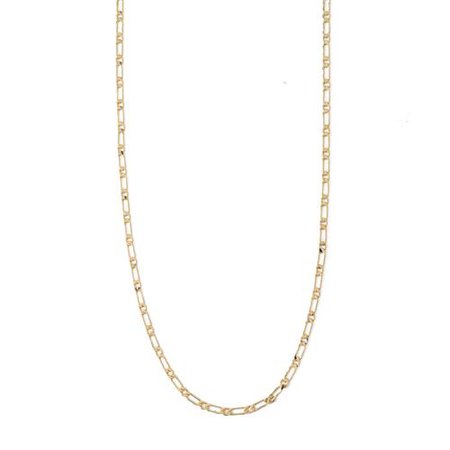 Flat Dainty Figaro Chain Necklace
