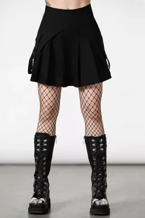 Vanya Pleated Mini Skirt | Killstar