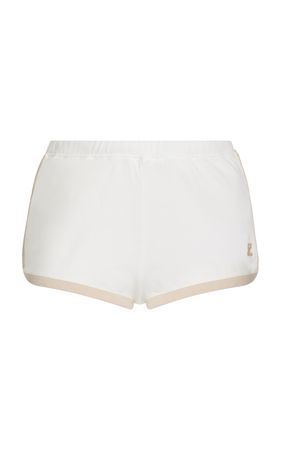 Contrast-Trimmed Cotton Mini Shorts By Courrèges | Moda Operandi