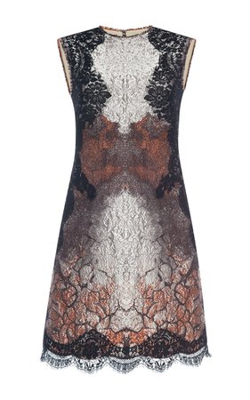 Lurex Crackle Jacquard Mini Dress by Alberta Ferretti | Moda Operandi
