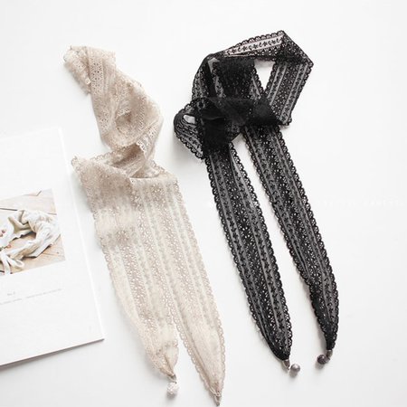 Длинный кружевной пояс декорации с лентой шарф для женщин Модный шарф на шею длинная полоса узкое ожерелье лента купить на AliExpress