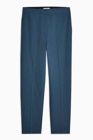 Blue Straight Leg Suit Trousers | Topshop blue