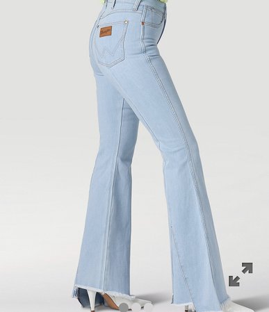 wrangler flare jeans