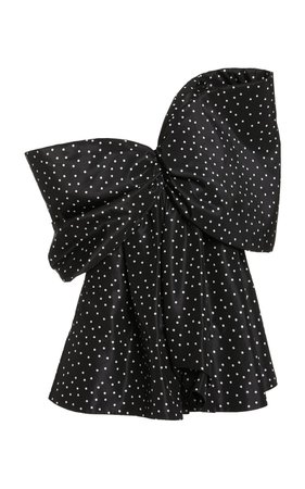 Carolina Herrera, Mini Floating Dot Print Silk Taffeta Dress