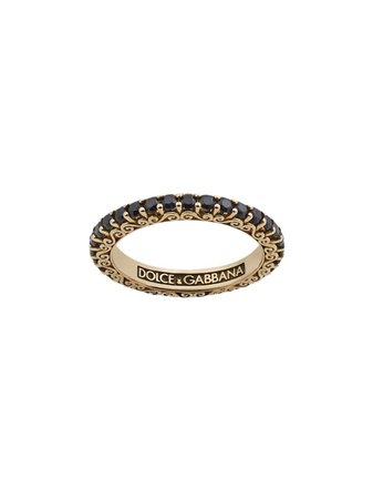 Dolce & Gabbana 18kt yellow gold Sicily sapphire ring - FARFETCH