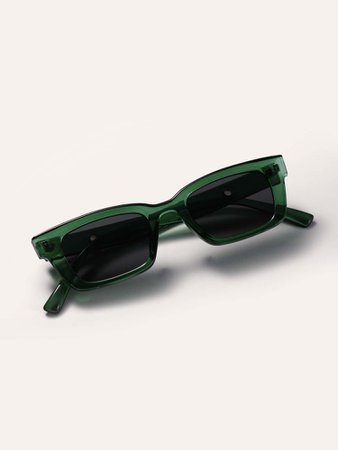 Square Acrylic Frame Sunglasses | SHEIN USA