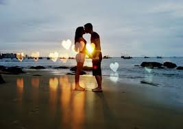 boy and girl kissing on beach - Google Search