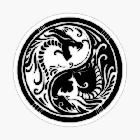 dragon yin and yang