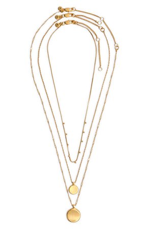 Madewell Coin Layered Necklace | Nordstrom