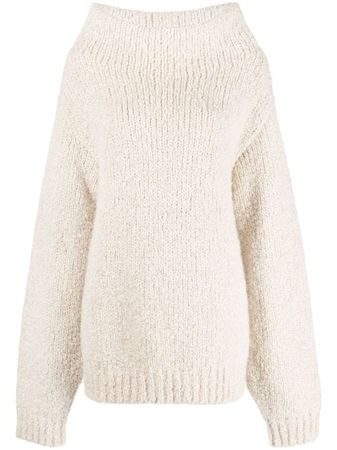 There Was One mock-neck chunky-knit Jumper - Farfetch