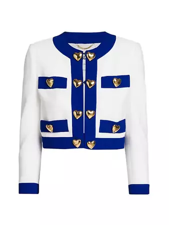 Shop Moschino Nautical Crepe Jacket | Saks Fifth Avenue