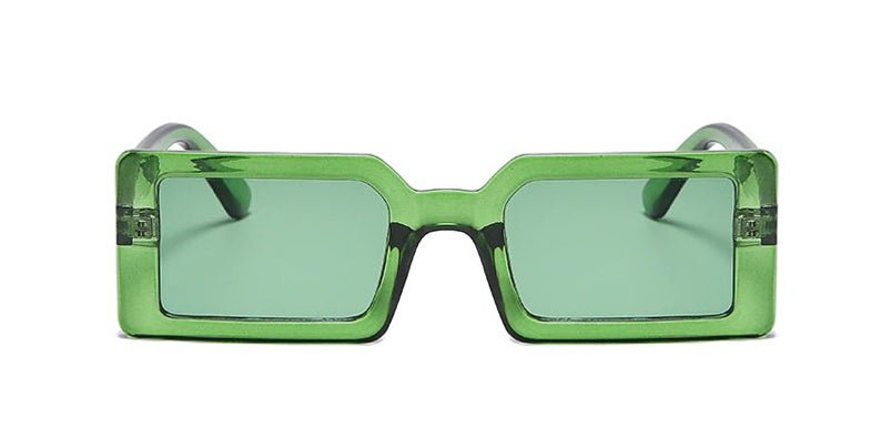 Women s Sunglasses Green Square Vintage female Rectangle | Etsy