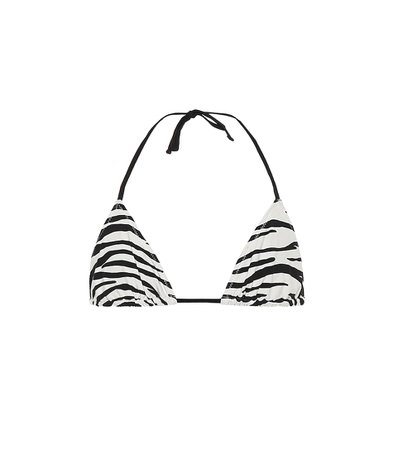 Praia Zebra-Print Bikini Top - Tropic of C | Mytheresa