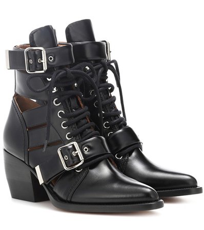 Rylee leather ankle boots