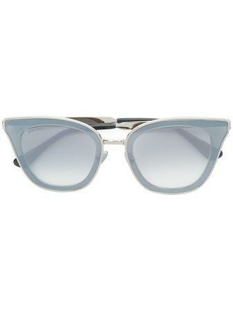 Jimmy Choo Eyewear Embellished cat-eye Sunglasses - Farfetch