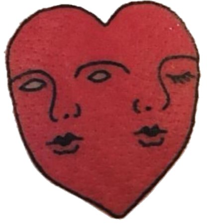 two faced heart