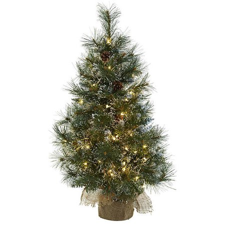 Nearly Natural 36in Burlap Christmas Tree