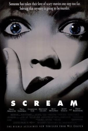 Amazon.com: Scream - 1996 - 11 x 17 Movie Poster - Style B: Prints: Posters & Prints