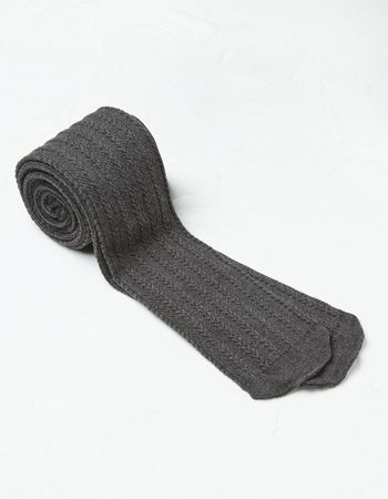 Charcoal Cable Tights, Socks, Underwear & Tights | FatFace.com