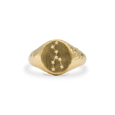 Celestial Signet Ring - Taurus – Octavia Elizabeth