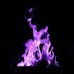 Purple flames