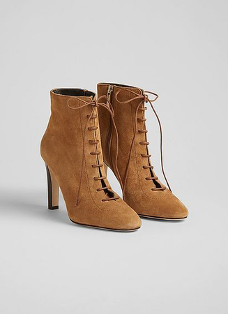 L.K. Bennett Lydia Suede Ankle Boots