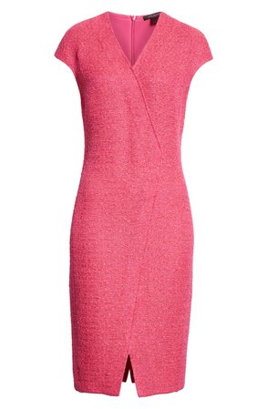 St. John Collection Andrea Knit Cap Sleeve Dress | Nordstrom