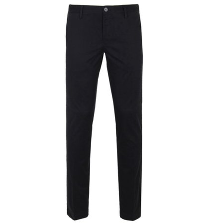 BOSS Stanino 16 W Black Slim Fit Smart Chino Trousers Wholesale BOSS Men