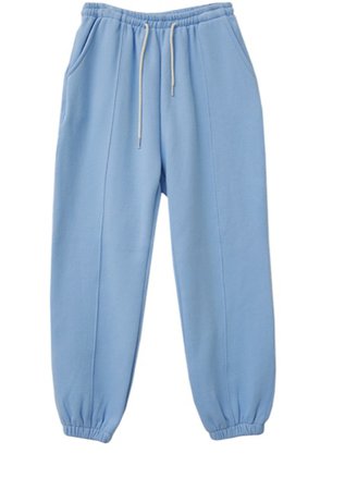 blue sweatpants | STYLENANDA
