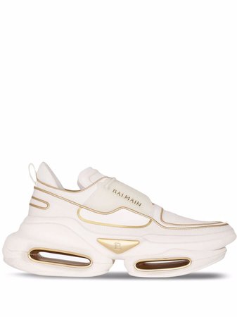 Shop Balmain B-Bold low-top sneakers with Express Delivery - FARFETCH