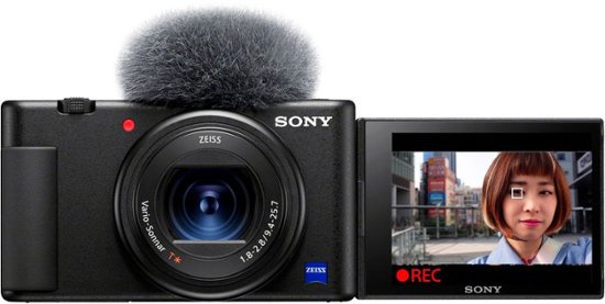 Sony ZV-1 20.1-Megapixel Digital Camera for Content Creators and Vloggers Black DCZV1/B - Best Buy