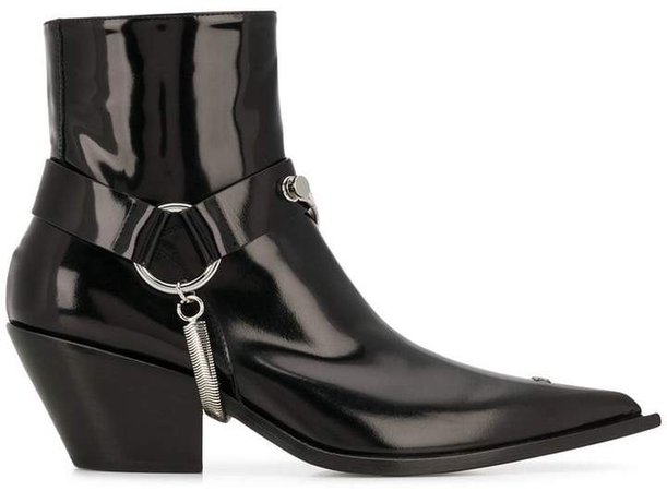cuban heel ankle boots