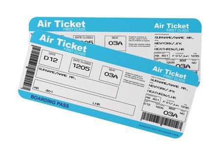 Boarding Pass Ticket Concept Both Sides Isolated Stock Photo, Picture And Royalty Free Image. Image 17403630.