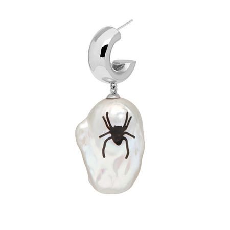 Spider Single Baroque Pearl Earring • JIWINAIA JEWELLERY