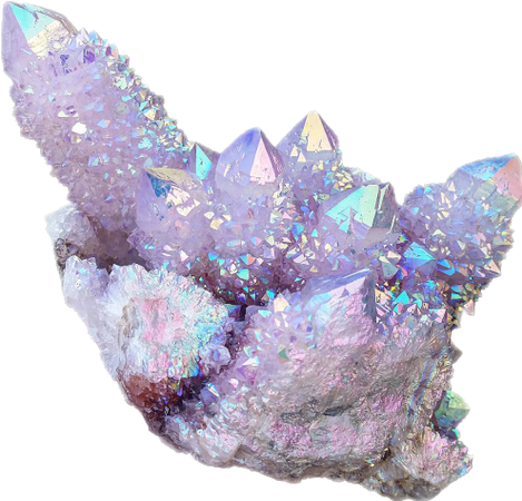 purple crystal vaporwave - Sticker by Rei