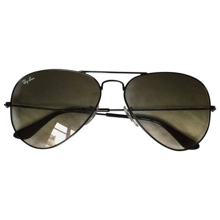 Aviator sunglasses Ray-Ban Black in Metal - 4933570