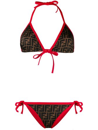 Fendi Ff Pattern Bikini | Farfetch.com