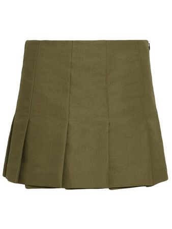 Prada triangle-logo Mini Skirt - Farfetch