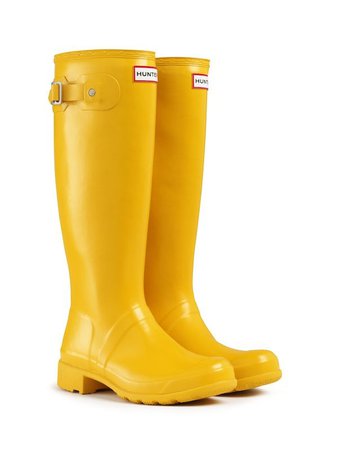 yellow rainboots