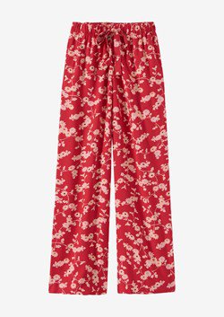 Trailing Floral Silk PJ Shirt | TOAST