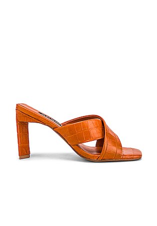 Women's Mules Shoes & Slides | Gold, Orange, Nude Heels