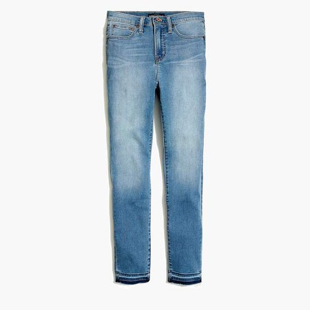 10" highest-rise skinny jean with let-down hem