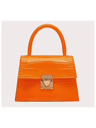 orange wallet bag