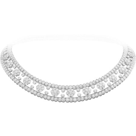 Snowflake necklace - VCARO3RI00- Van Cleef & Arpels