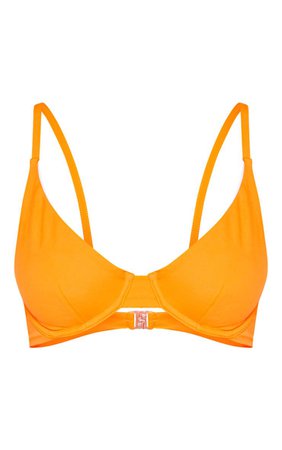 orange bikini top