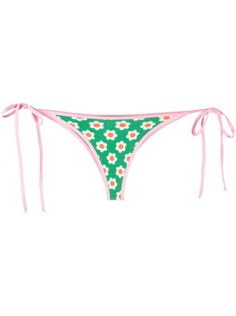 MC2 SAINT BARTH floral-print side-tie Bikini Briefs - Farfetch