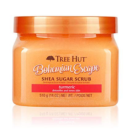 Amazon.com : Tree Hut Shea Sugar Scrub Bohemian Escape, 18oz, Ultra Hydrating & Exfoliating Scrub for Nourishing Essential Body Care : Beauty