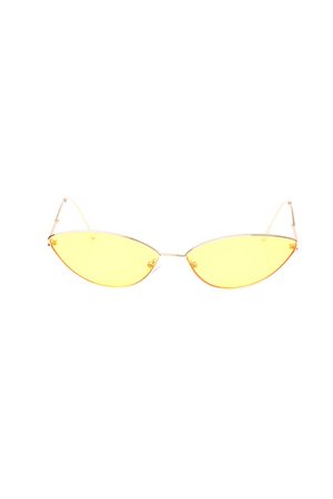 Spotlight Sunglasses - Yellow – Fashion Nova