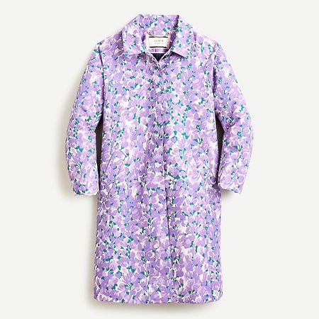 J.Crew: Collection Trench Coat In Ratti® Lilac Collage Floral For Women